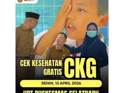 Kegiatan Cek Kesehatan Gratis di SDN 1 Bantan